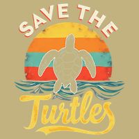 Determined Turtle - Save The Turtles T-Shirt