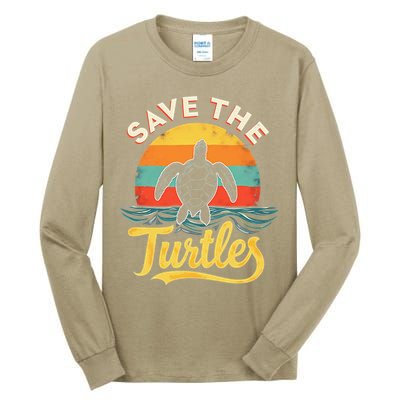Determined Turtle - Save The Turtles Tall Long Sleeve T-Shirt
