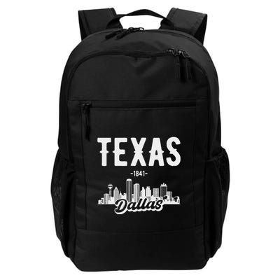 Dallas Texas Skyline Backpack