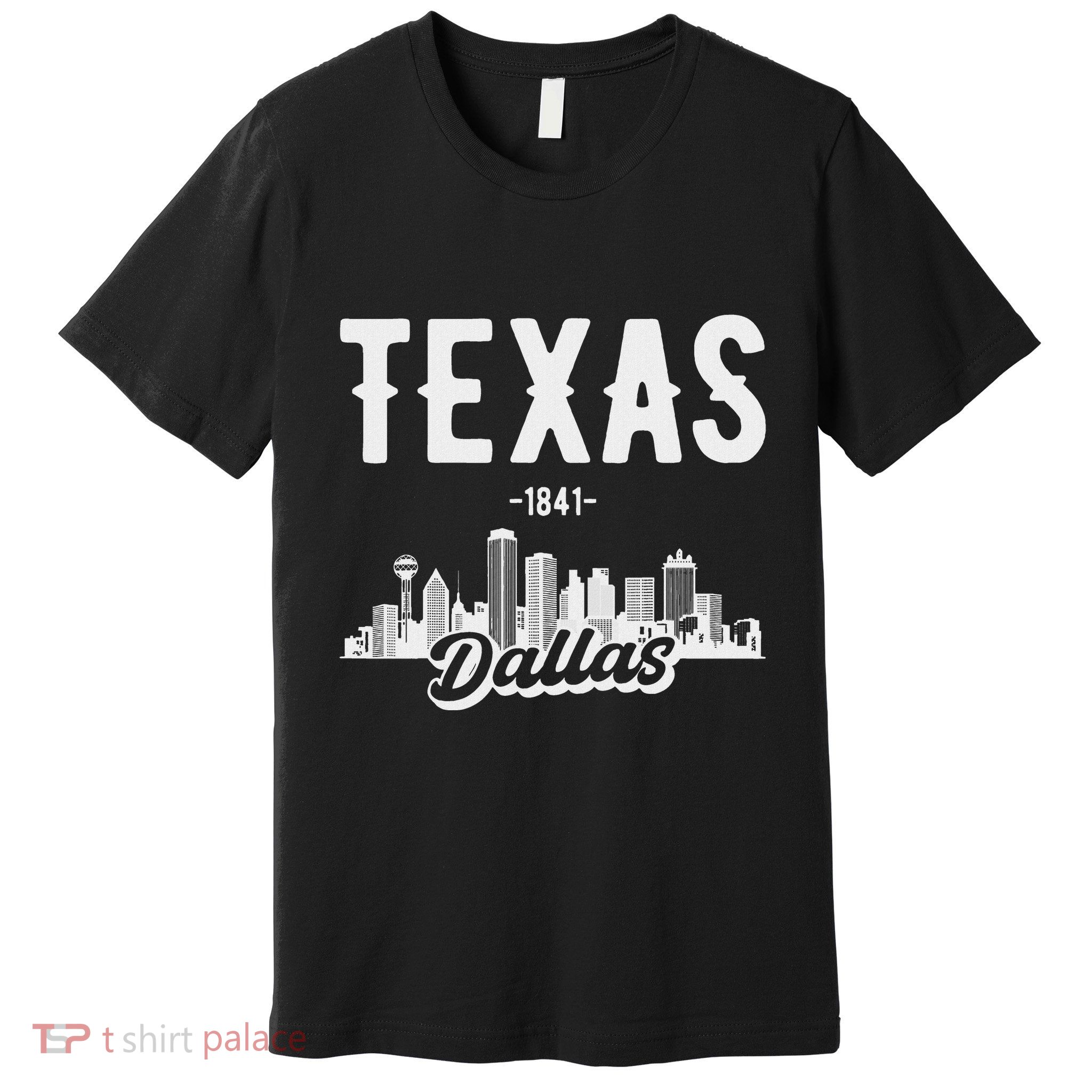 Dallas Texas Skyline Premium T-Shirt