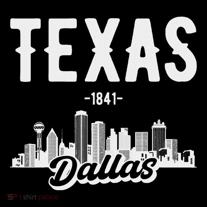 Dallas Texas Skyline Premium T-Shirt