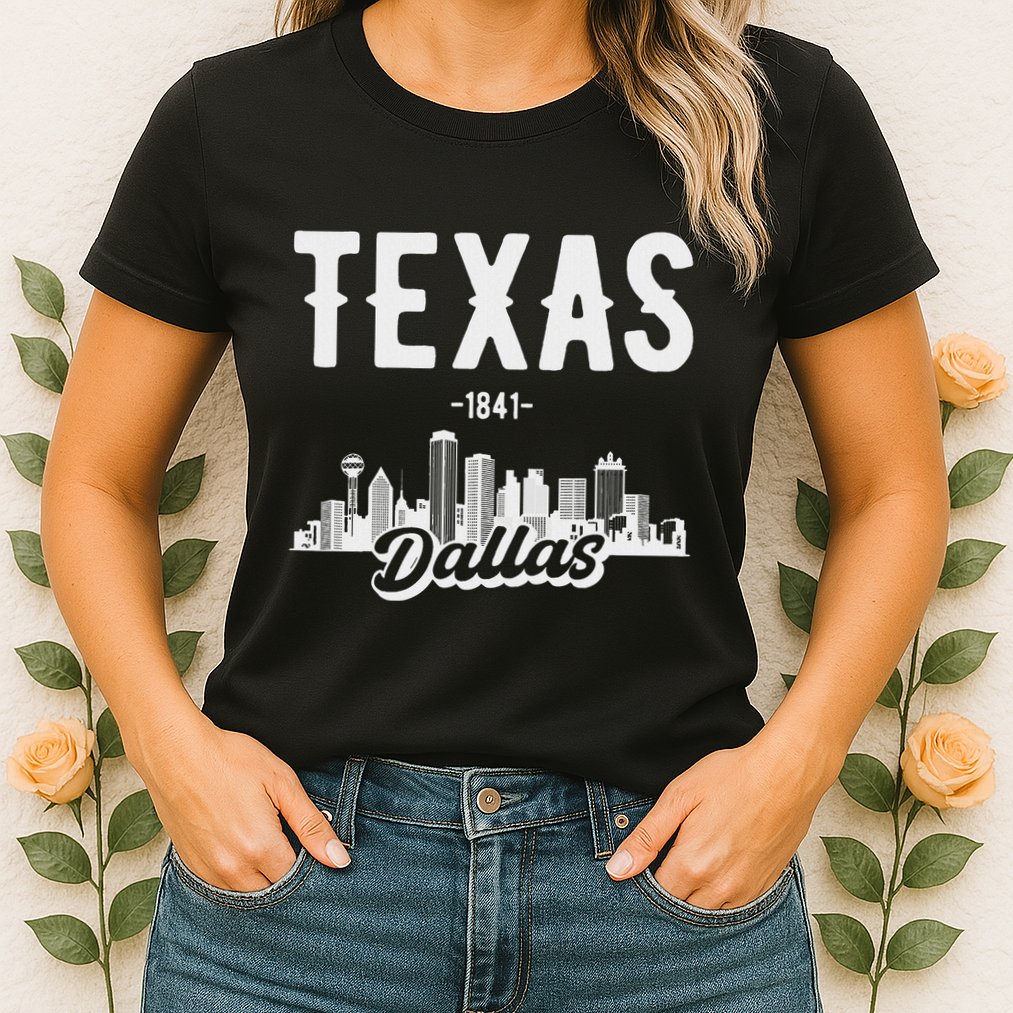 Dallas Texas Skyline Womens T-Shirt
