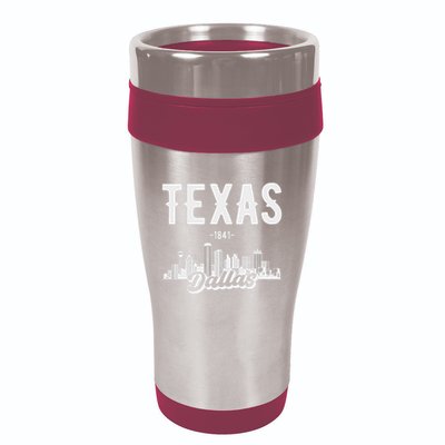 Dallas Texas Skyline 16oz Travel Tumbler