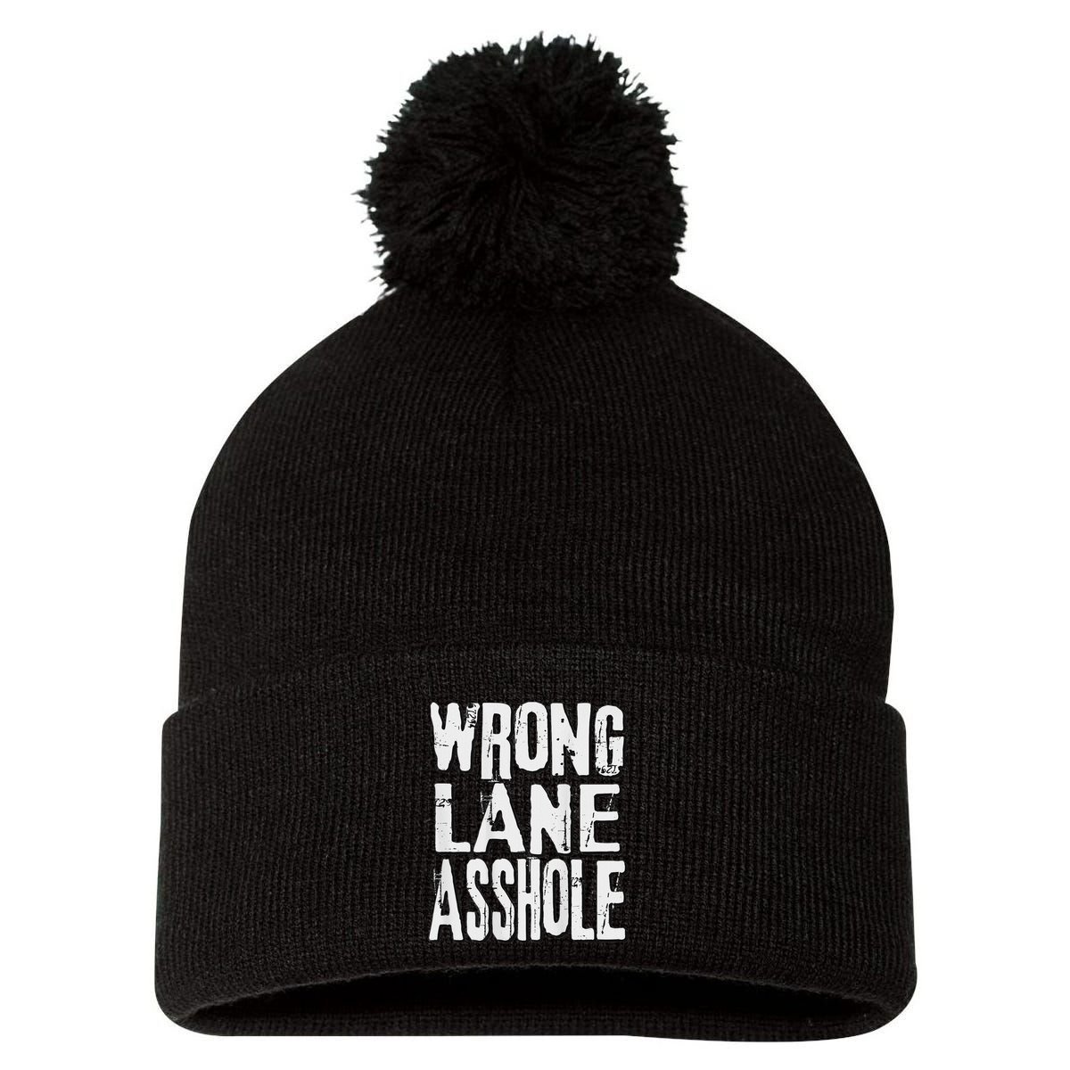 Do The Things That Scare You Pom Pom 12in Knit Beanie
