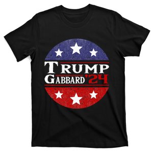 Donald Trump Tulsi Gabbard 2024 Conservative Us Flag T-Shirt