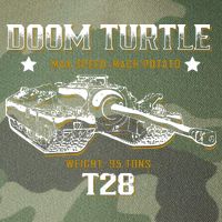 Doom Turtle T28 Super Heavy Tank Legacy Tie Dye Trucker Hat