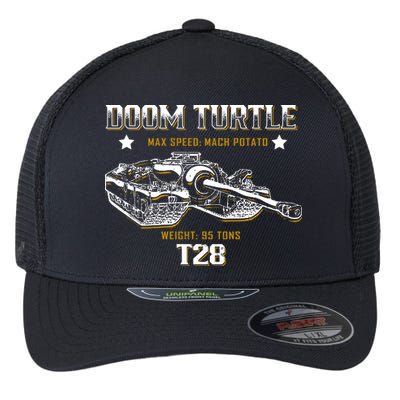 Doom Turtle T28 Super Heavy Tank Flexfit Unipanel Trucker Cap