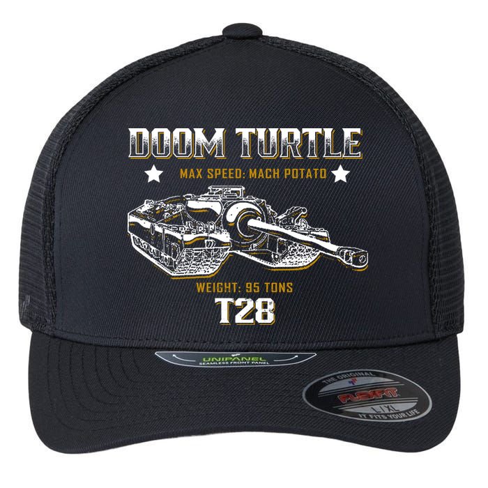 Doom Turtle T28 Super Heavy Tank Flexfit Unipanel Trucker Cap