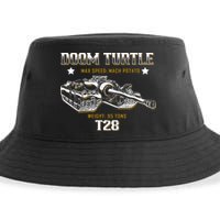 Doom Turtle T28 Super Heavy Tank Sustainable Bucket Hat