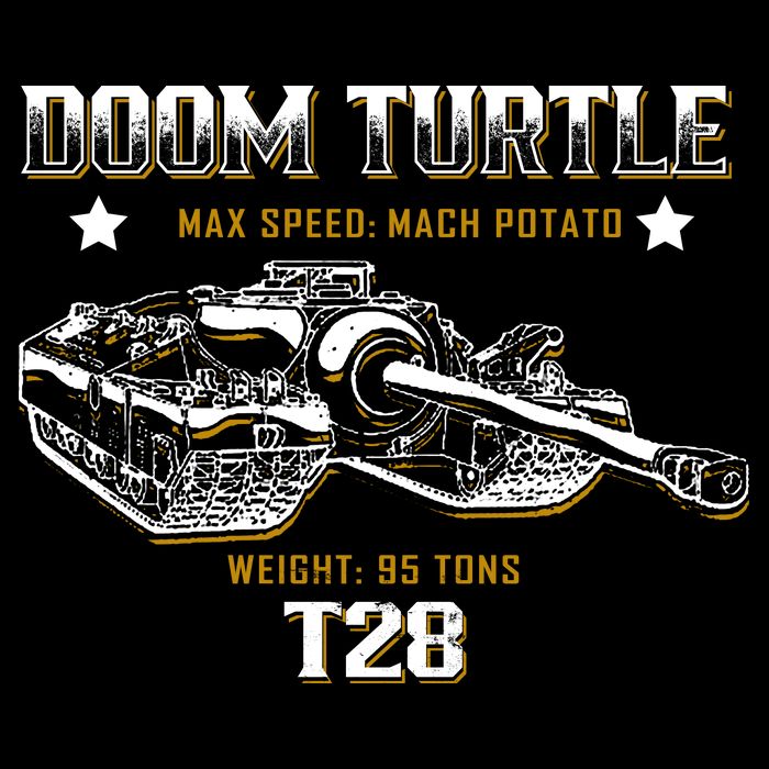 Doom Turtle T28 Super Heavy Tank Button