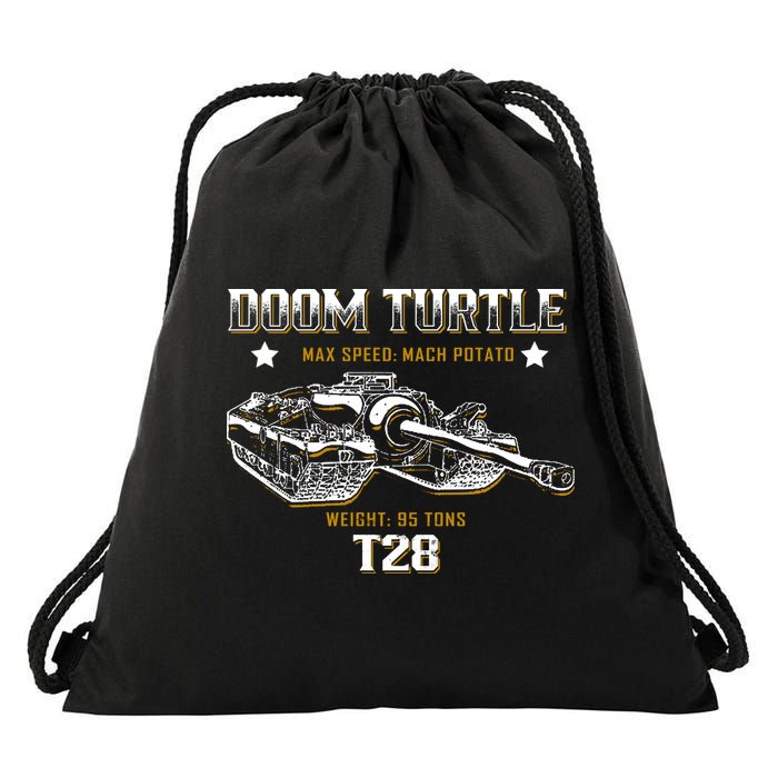 Doom Turtle T28 Super Heavy Tank Drawstring Bag