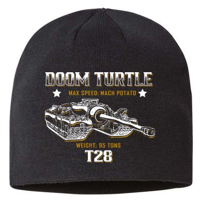 Doom Turtle T28 Super Heavy Tank Sustainable Beanie