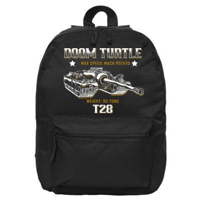 Doom Turtle T28 Super Heavy Tank 16 in Basic Backpack