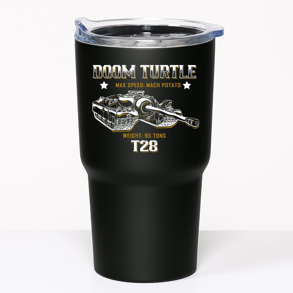 Doom Turtle T28 Super Heavy Tank Tumbler