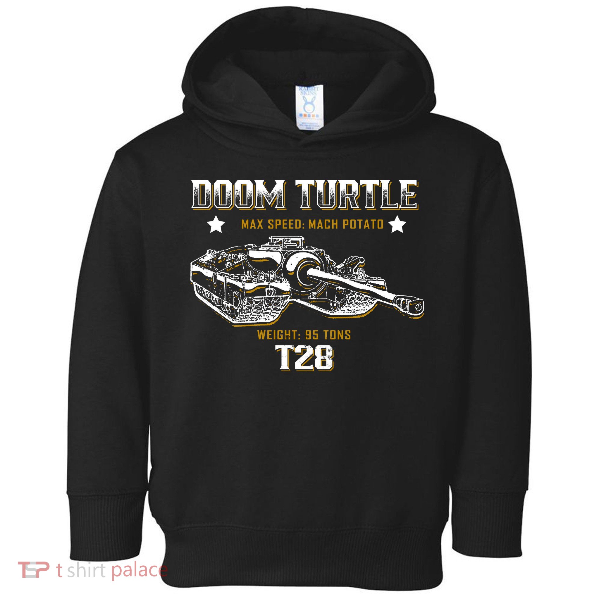 Doom Turtle T28 Super Heavy Tank Toddler Hoodie