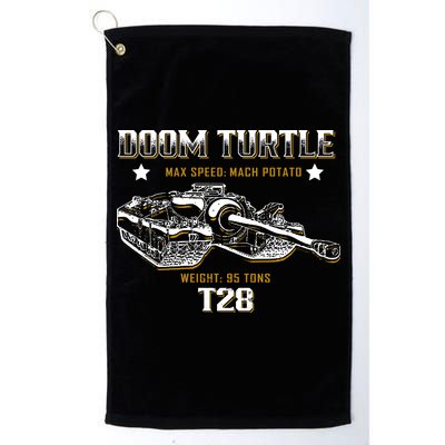 Doom Turtle T28 Super Heavy Tank Golf Towel