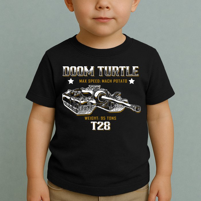 Doom Turtle T28 Super Heavy Tank Toddler T-Shirt
