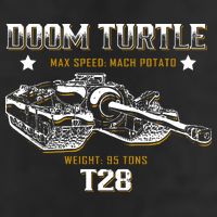 Doom Turtle T28 Super Heavy Tank Microfiber Hand Towel