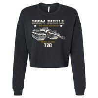 Doom Turtle T28 Super Heavy Tank Cropped Pullover Crew