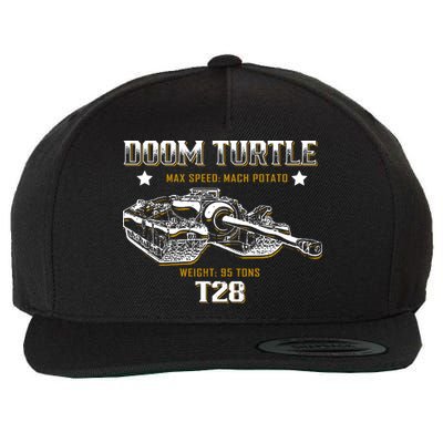 Doom Turtle T28 Super Heavy Tank Wool Snapback Cap