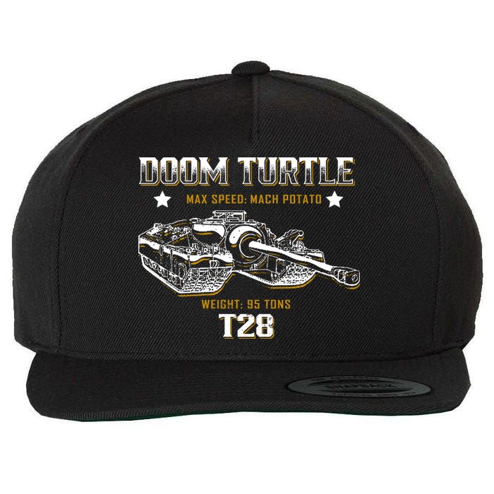 Doom Turtle T28 Super Heavy Tank Wool Snapback Cap