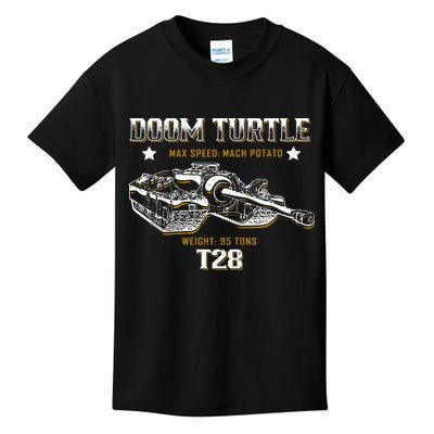 Doom Turtle T28 Super Heavy Tank Kids T-Shirt