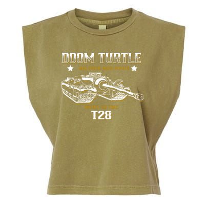 Doom Turtle T28 Super Heavy Tank Garment-Dyed Women's Muscle Tee