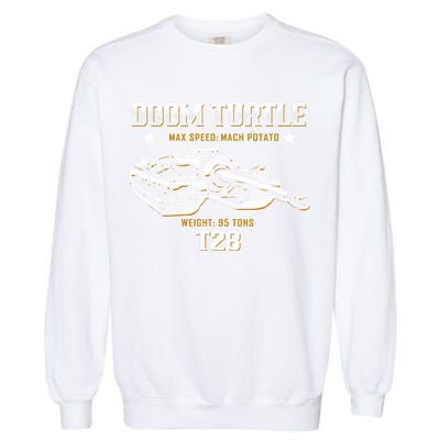 Doom Turtle T28 Super Heavy Tank Garment-Dyed Sweatshirt