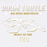 Doom Turtle T28 Super Heavy Tank Garment-Dyed Sweatshirt