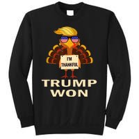 Donald Trump Thanksgiving IM Thankful Donald Won Sweatshirt