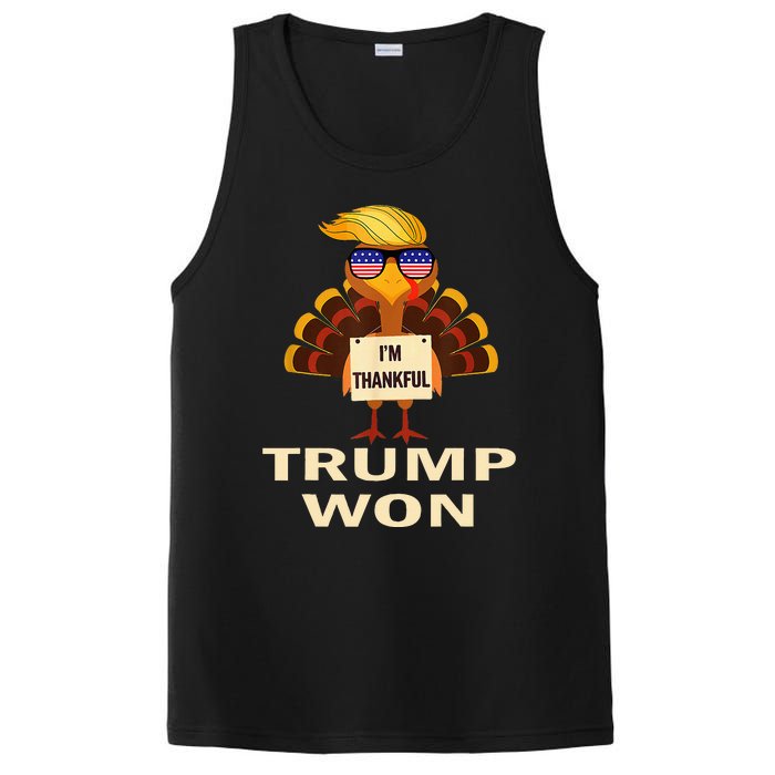 Donald Trump Thanksgiving IM Thankful Donald Won PosiCharge Competitor Tank