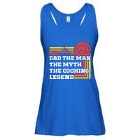 Dad The The Myth Te Cooking Legend Gift Ladies Essential Flowy Tank