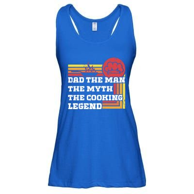 Dad The The Myth Te Cooking Legend Gift Ladies Essential Flowy Tank