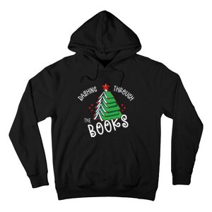 Dashing Through The Books Christmas Tree Hoodie