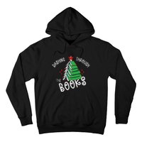 Dashing Through The Books Christmas Tree Hoodie