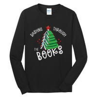 Dashing Through The Books Christmas Tree Tall Long Sleeve T-Shirt