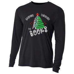 Dashing Through The Books Christmas Tree Cooling Performance Long Sleeve Crew