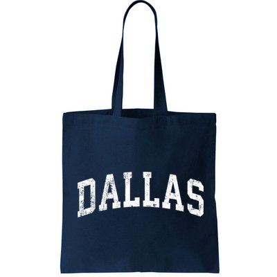 Dallas Texas TX Vintage Varsity Sports Text Bag