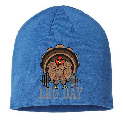 Deadlifting Turkey Thanksgiving Leg Day Deadlift Sustainable Beanie