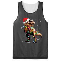 Dinosaur Trex Tree Christmas Sweater Xmas Pet Dino Trex Mesh Reversible Basketball Jersey Tank