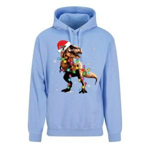 Dinosaur Trex Tree Christmas Sweater Xmas Pet Dino Trex Unisex Surf Hoodie