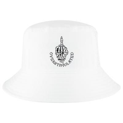 Dont Talk To Me When Im Overstimulated Skeleton Cool Comfort Performance Bucket Hat