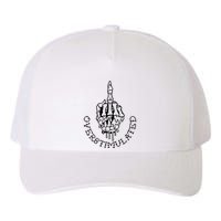 Dont Talk To Me When Im Overstimulated Skeleton Yupoong Adult 5-Panel Trucker Hat