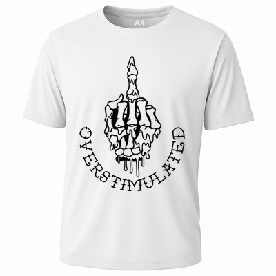 Dont Talk To Me When Im Overstimulated Skeleton Performance Shirt