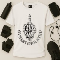 Dont Talk To Me When Im Overstimulated Skeleton Performance Shirt