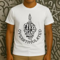 Dont Talk To Me When Im Overstimulated Skeleton T-Shirt