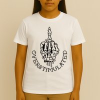 Dont Talk To Me When Im Overstimulated Skeleton T-Shirt
