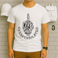 Dont Talk To Me When Im Overstimulated Skeleton T-Shirt