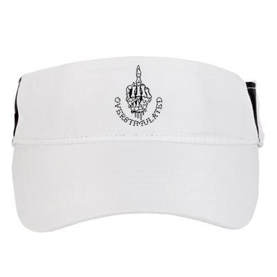 Dont Talk To Me When Im Overstimulated Skeleton Adult Drive Performance Visor