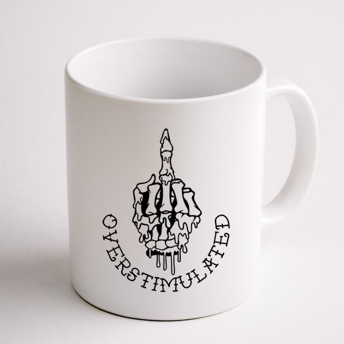 Dont Talk To Me When Im Overstimulated Skeleton Mug